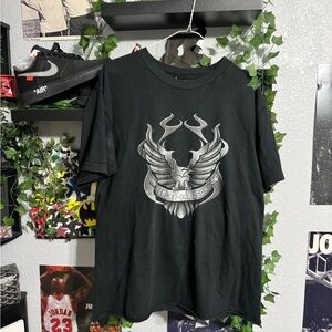 Harley-Davidson Black Winged Emblem Tee